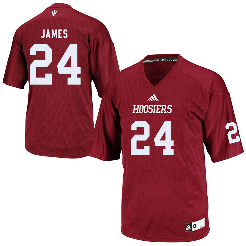 Men #24 Sampson James Indiana Hoosiers College Football Jerseys Sale-Crimson